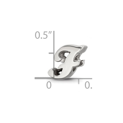 Sterlingsilber Reflections Buchstabe F Schreibschrift Perle