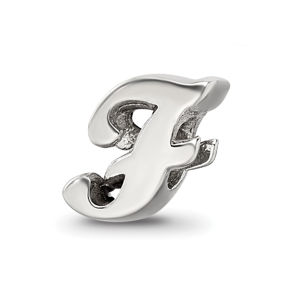 Sterlingsilber Reflections Buchstabe F Schreibschrift Perle
