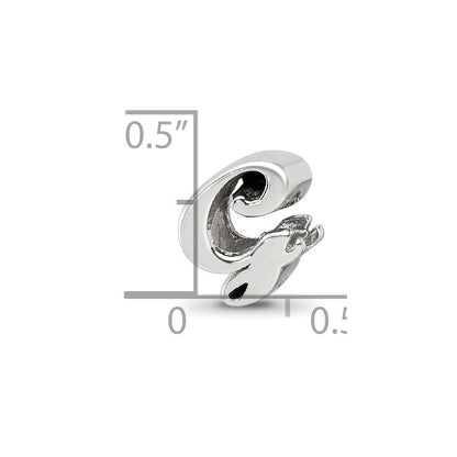 Sterlingsilber Reflections Buchstabe G Schreibschrift Perle
