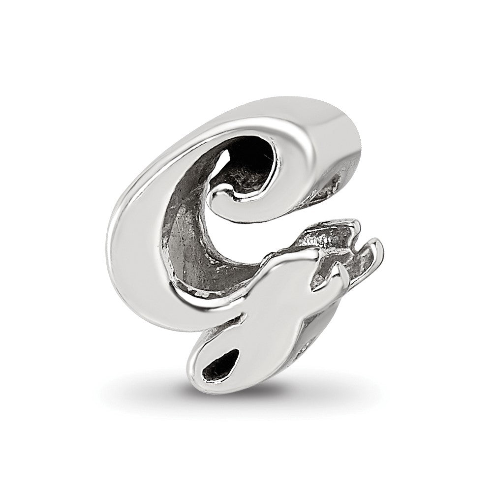 Sterlingsilber Reflections Buchstabe G Schreibschrift Perle