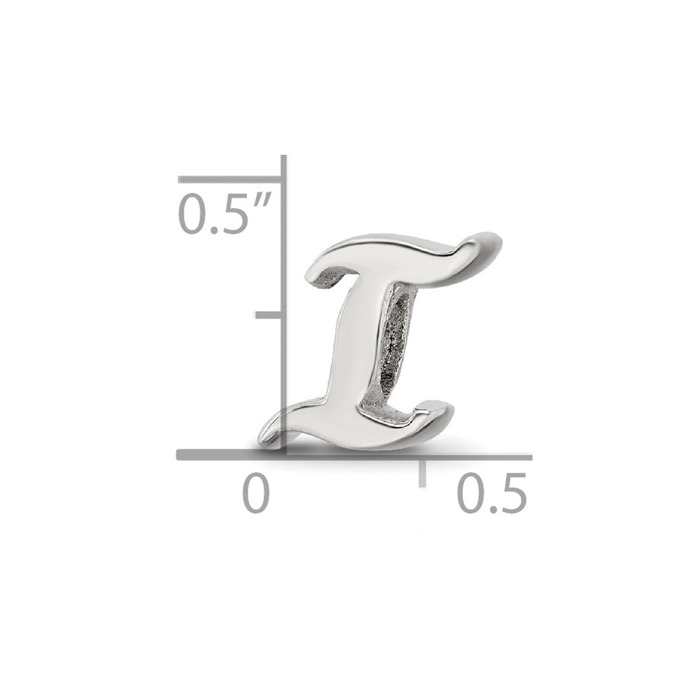 Sterlingsilber Reflections Buchstabe I Schreibschrift Perle