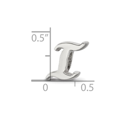 Sterlingsilber Reflections Buchstabe I Schreibschrift Perle