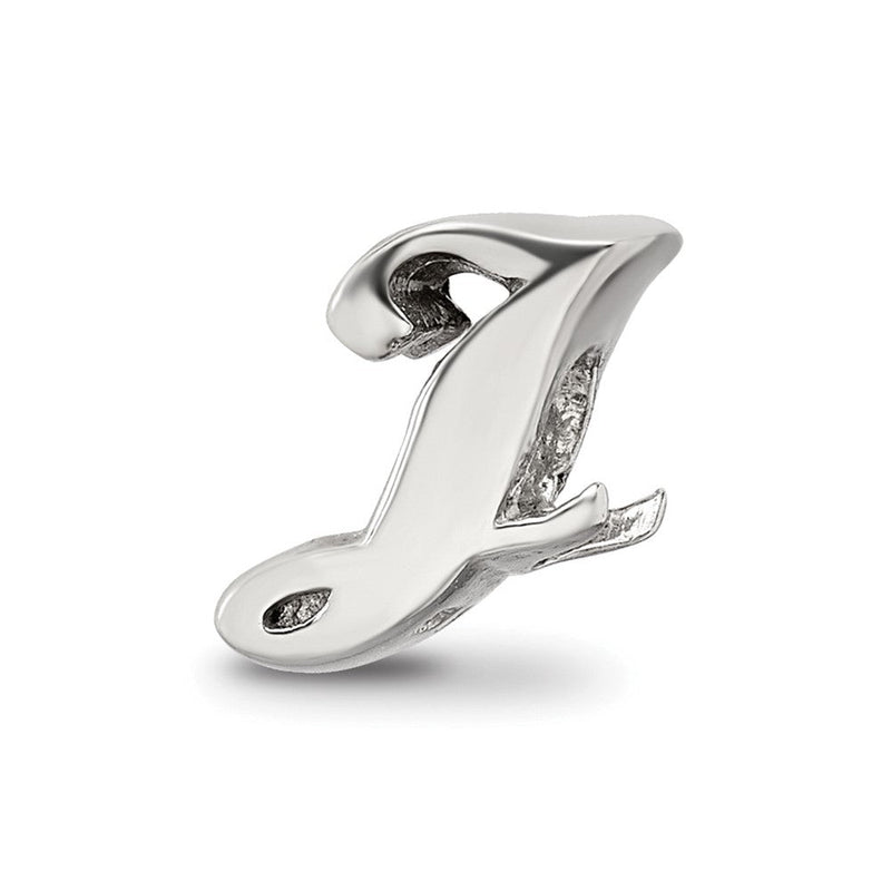 Sterlingsilber Reflections Buchstabe J Schreibschrift Perle