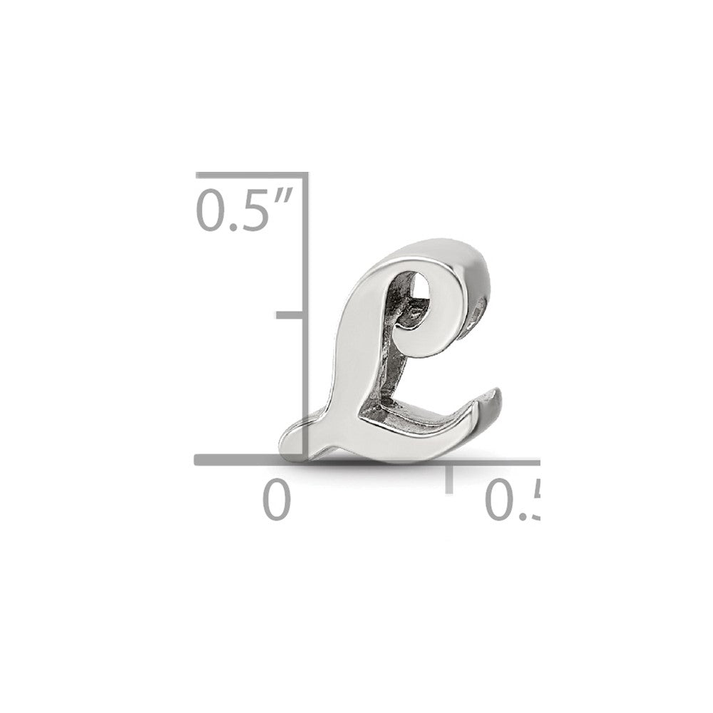 Sterlingsilber Reflections Buchstabe L Schreibschrift Perle