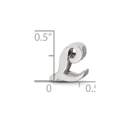 Sterlingsilber Reflections Buchstabe L Schreibschrift Perle