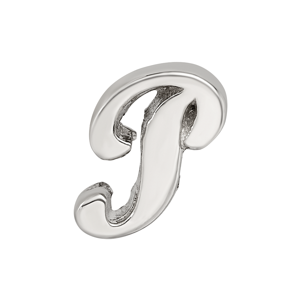 Sterlingsilber Reflections Buchstabe P Schreibschrift Perle
