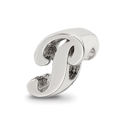 Sterlingsilber Reflections Buchstabe P Schreibschrift Perle