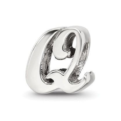 Sterlingsilber Reflections Buchstabe Q Schreibschrift Perle