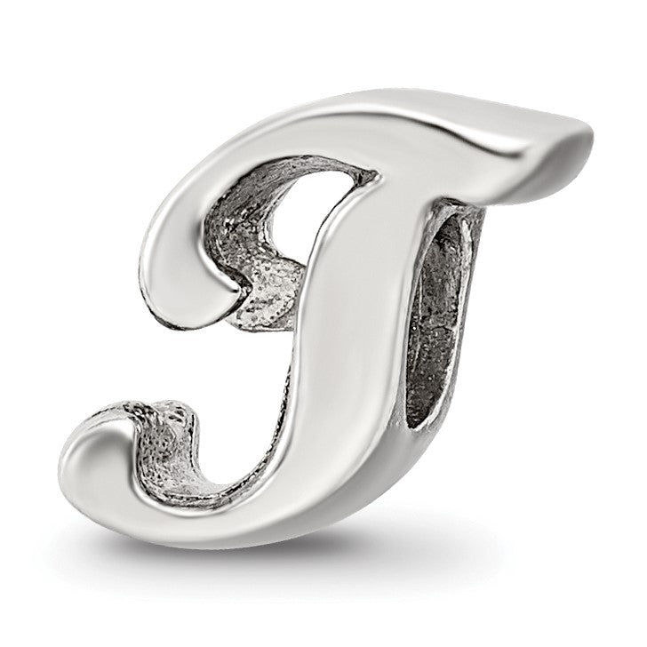 Sterlingsilber Reflections Buchstabe T Schreibschrift Perle