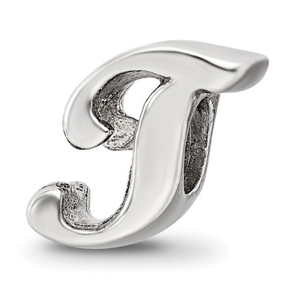 Sterlingsilber Reflections Buchstabe T Schreibschrift Perle