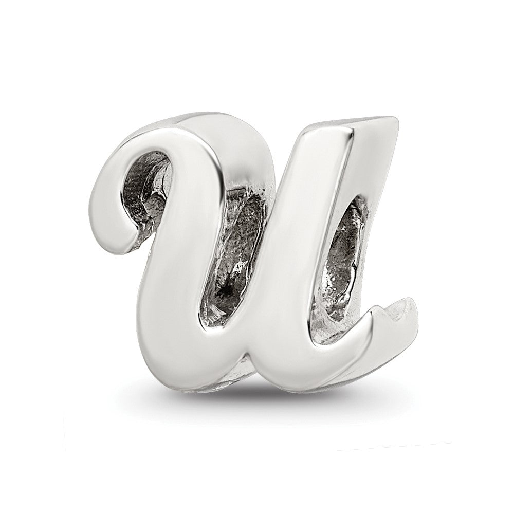 Sterlingsilber Reflections Buchstabe U Schreibschrift Perle