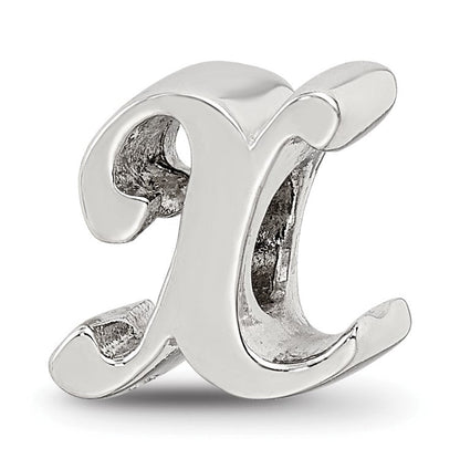 Sterlingsilber Reflections Buchstabe X Schreibschrift Perle