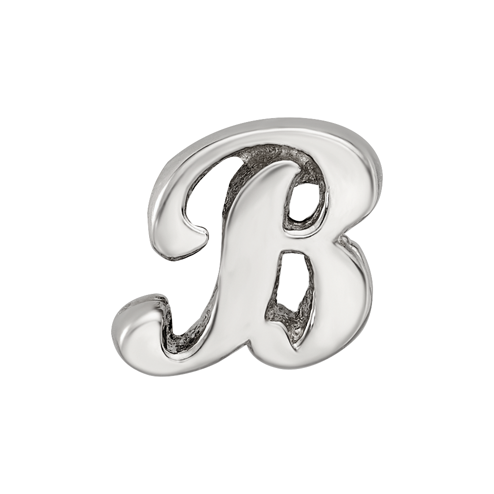 Sterlingsilber Reflections Buchstabe B Schreibschrift Perle