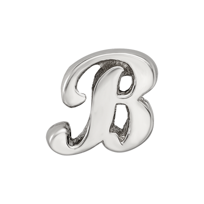 Sterlingsilber Reflections Buchstabe B Schreibschrift Perle
