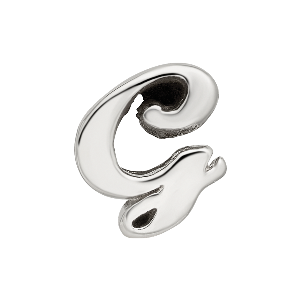 Sterlingsilber Reflections Buchstabe G Schreibschrift Perle