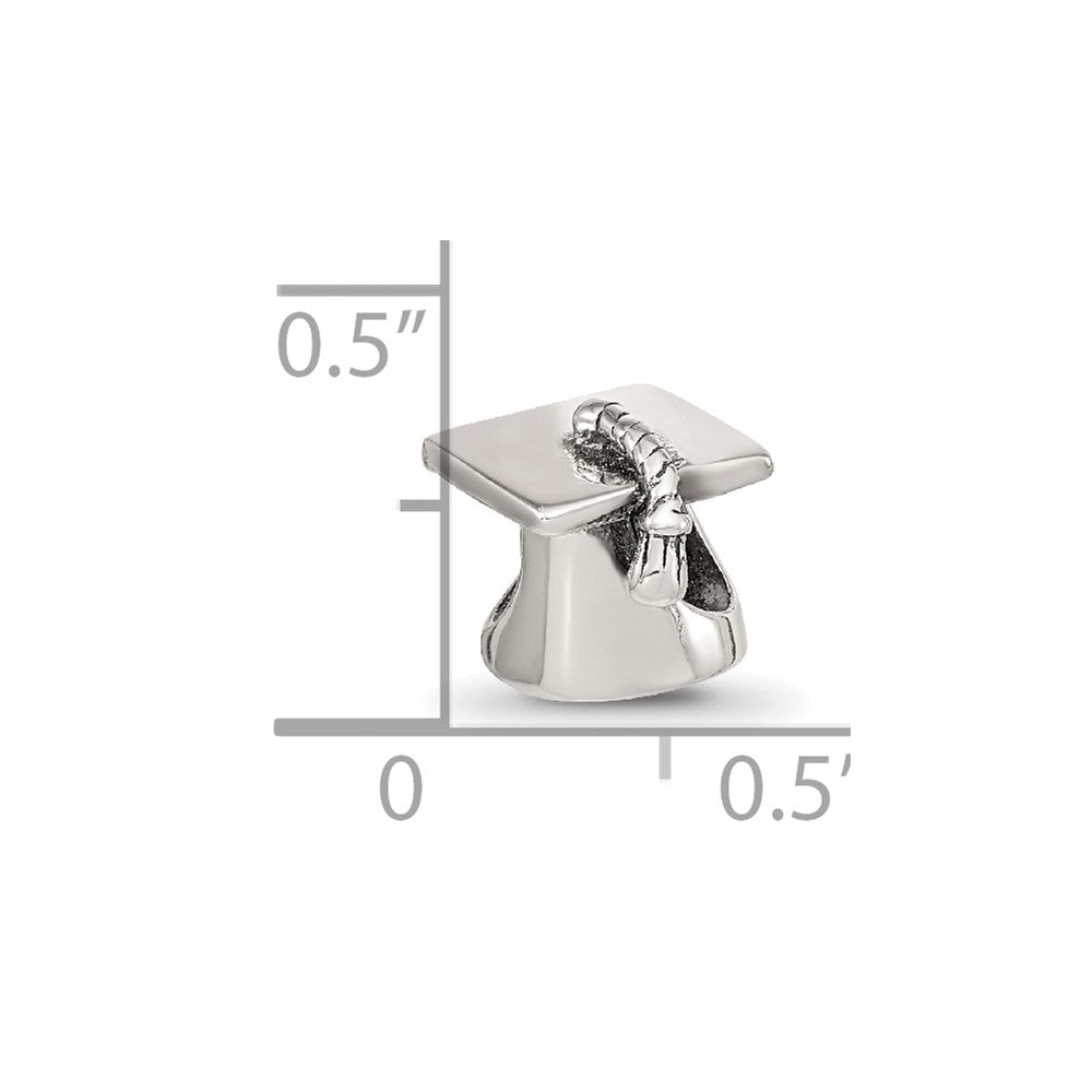 Sterlingsilber Reflections Abschluss Cap Perle