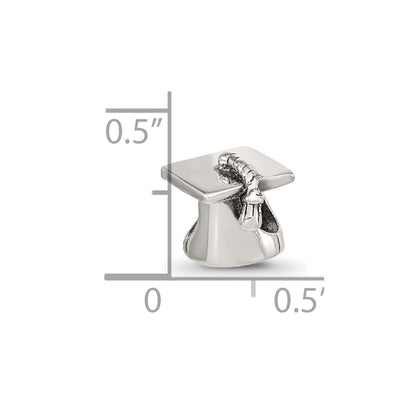 Sterlingsilber Reflections Abschluss Cap Perle