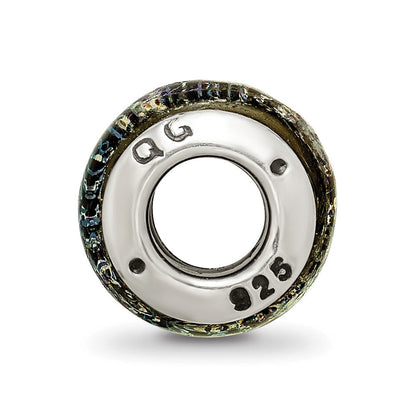 Sterlingsilber Reflections Regenbogen Dichroic Glas Perle