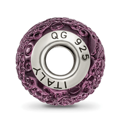 Sterlingsilber Reflections Lila Italienisch Murano Perle