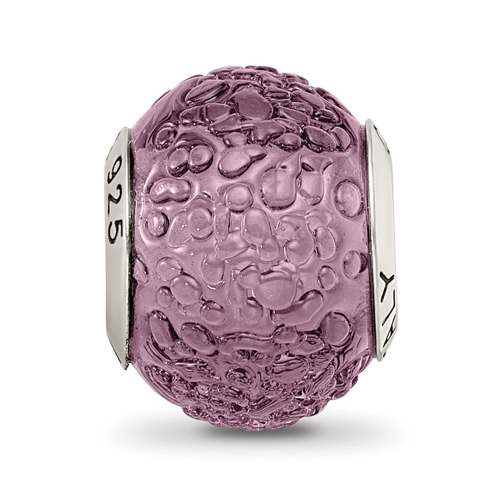 Sterlingsilber Reflections Lila Italienisch Murano Perle