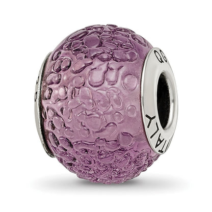Sterlingsilber Reflections Lila Italienisch Murano Perle