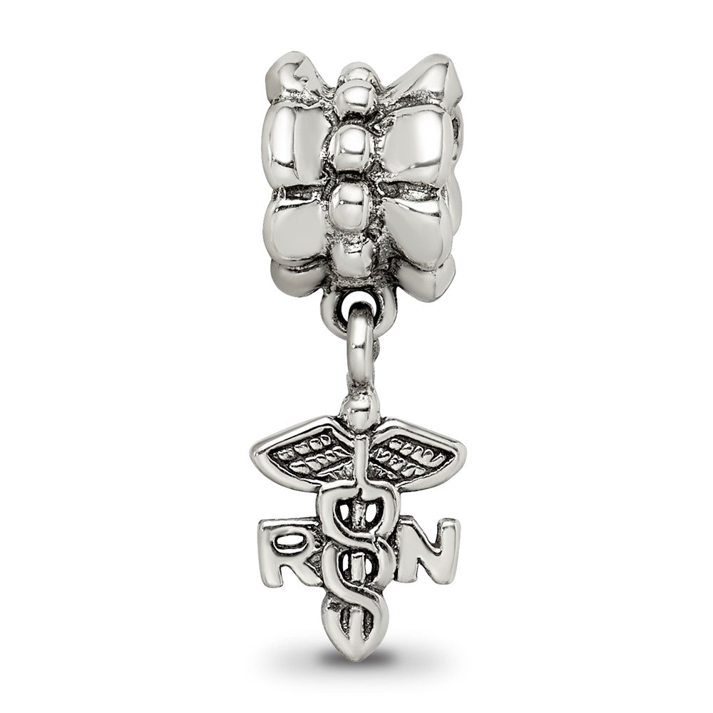 Sterlingsilber Reflections Krankenschwester Symbol Hängend Perle