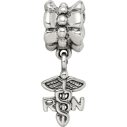 Sterlingsilber Reflections Krankenschwester Symbol Hängend Perle