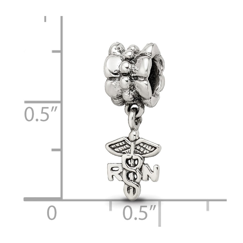 Sterlingsilber Reflections Krankenschwester Symbol Hängend Perle