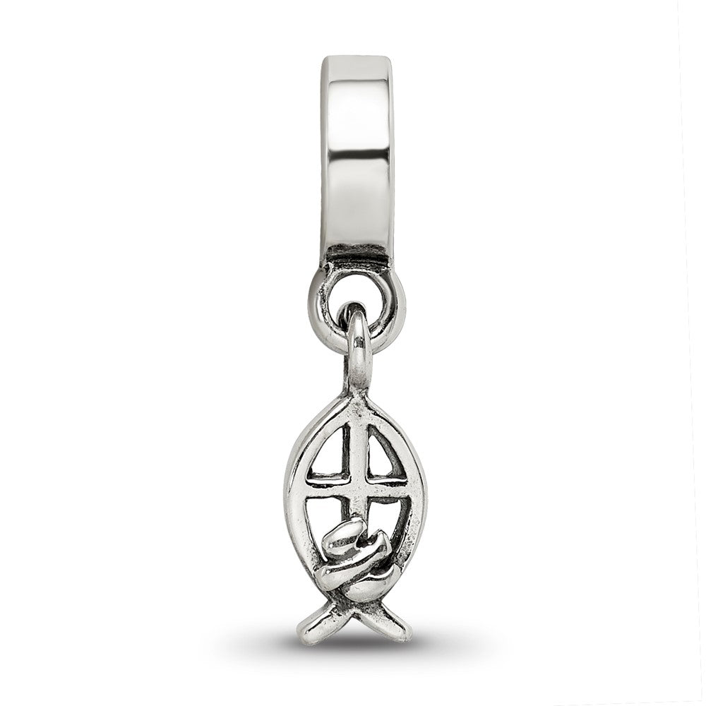 Sterlingsilber Reflections Ichthus Hängend Perle
