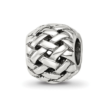 Sterlingsilber Reflections Basketweave Bali Perle