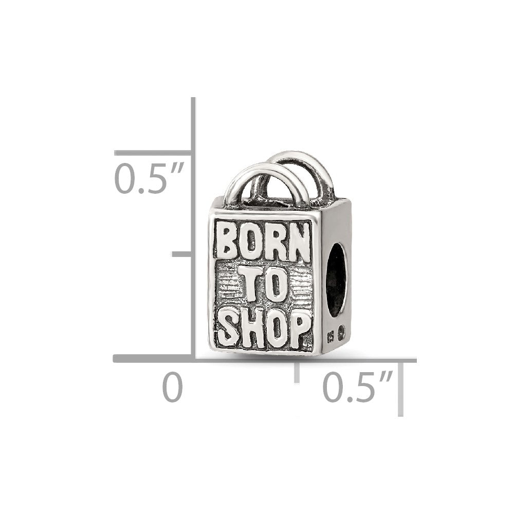 Sterlingsilber Reflections Born To Shop Perle