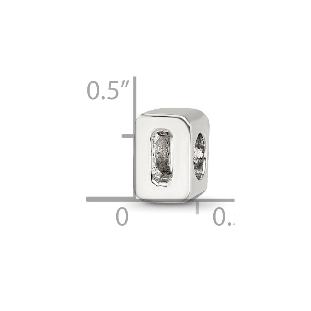 Sterlingsilber Reflections Numeral 0 Perle