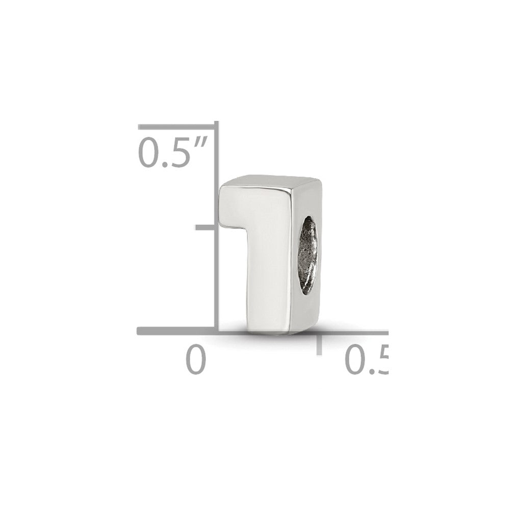 Sterlingsilber Reflections Zahl 1 Perle