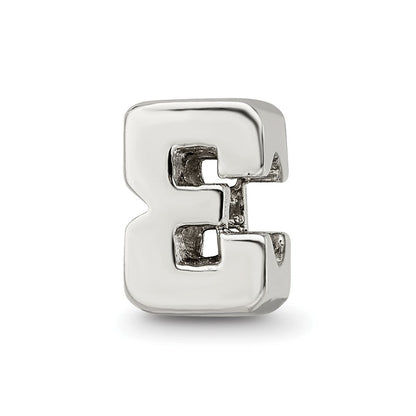 Sterlingsilber Reflections Zahl 3 Perle