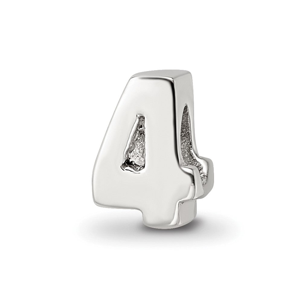 Sterlingsilber Reflections Zahl 4 Perle