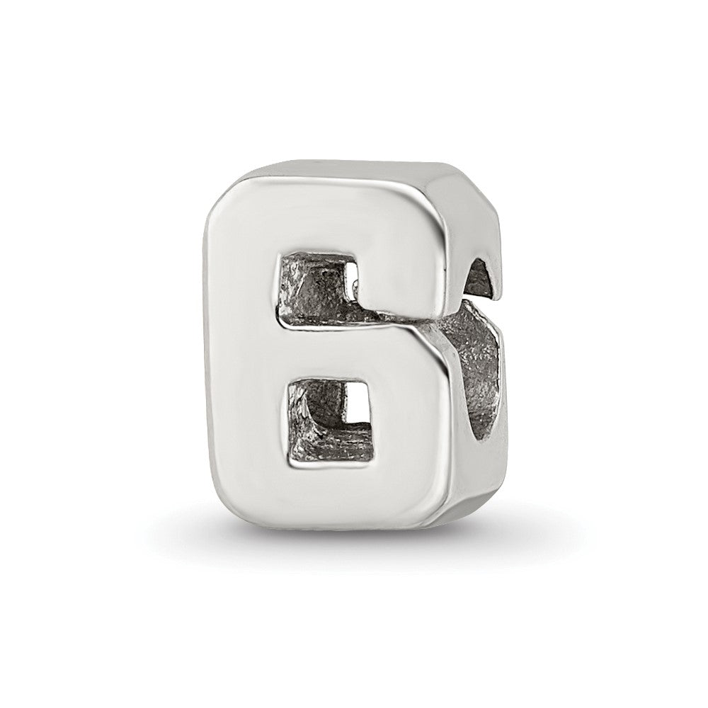 Sterlingsilber Reflections Zahl 6 Perle