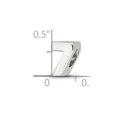 Sterlingsilber Reflections Zahl 7 Perle