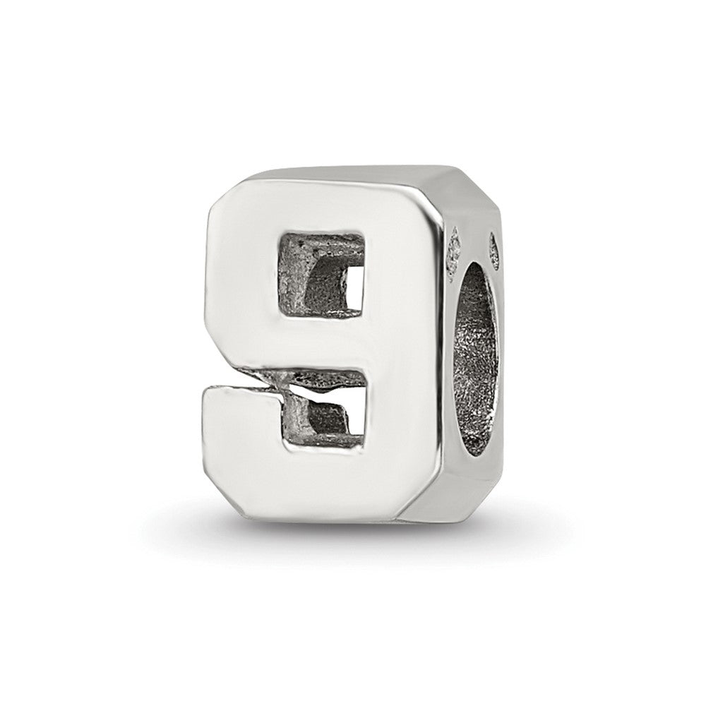 Sterlingsilber Reflections Zahl 9 Perle