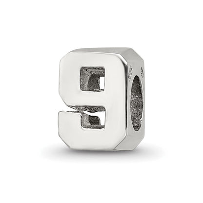 Sterlingsilber Reflections Zahl 9 Perle