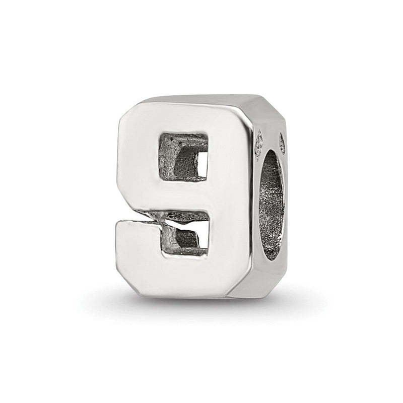 Sterlingsilber Reflections Zahl 9 Perle