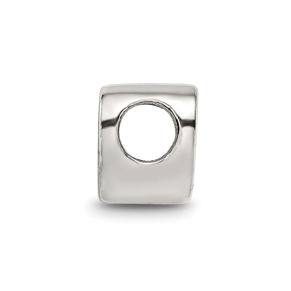 Sterlingsilber Reflections Kinder Herz mit Kreuz und Ranke Perle