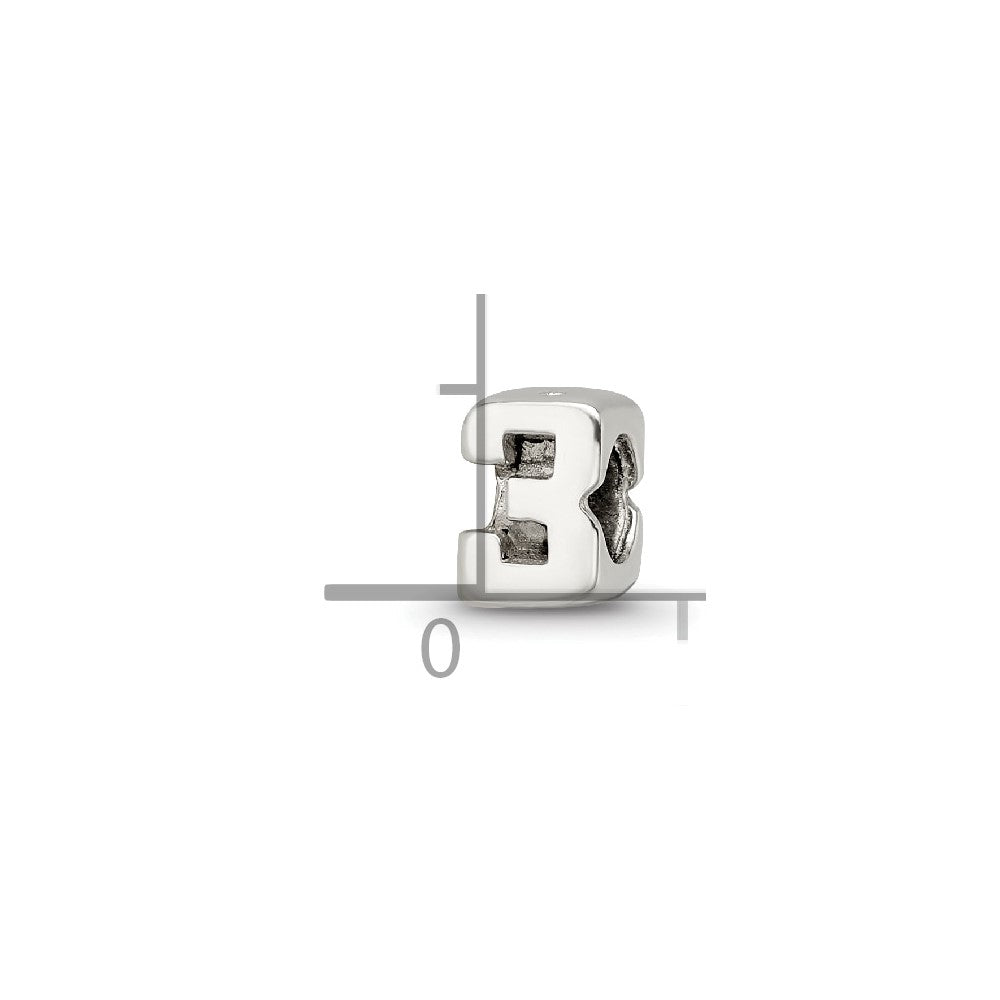 Sterlingsilber Reflections Kinder Zahl 3 Perle