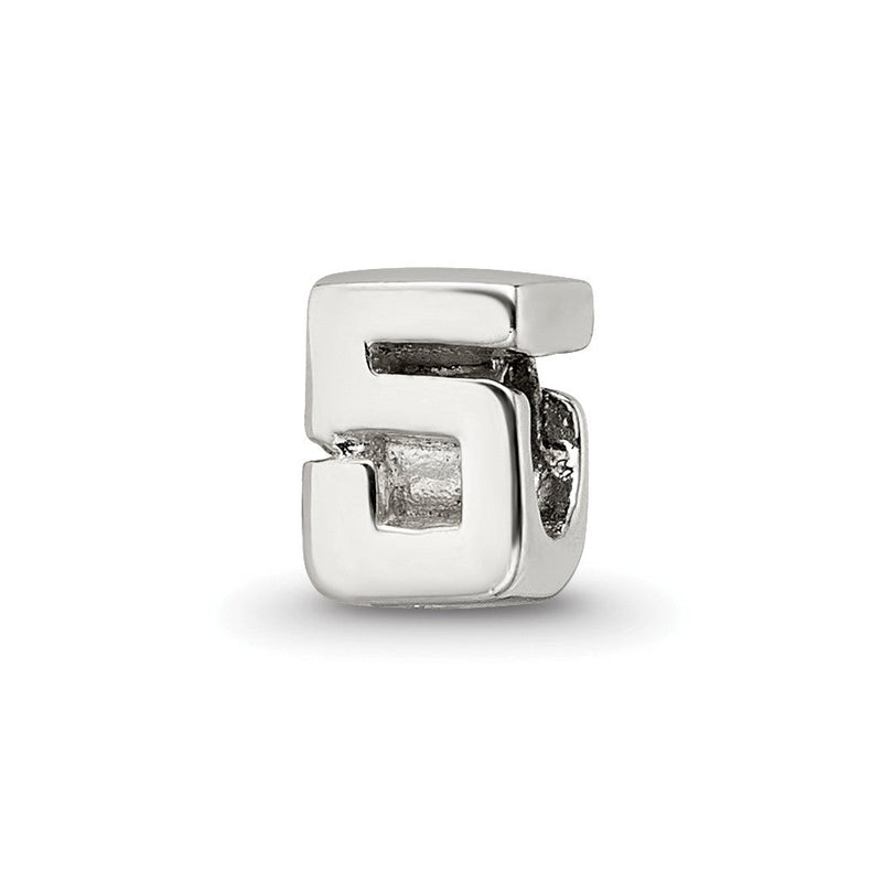 Sterlingsilber Reflections Kinder Zahl 5 Perle