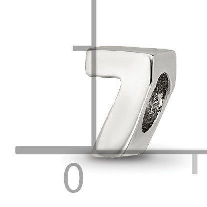Sterlingsilber Reflections Kinder Zahl 7 Perle