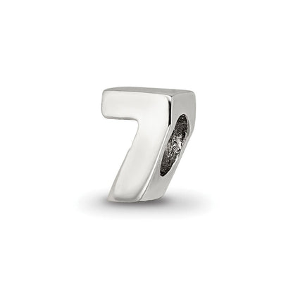 Sterlingsilber Reflections Kinder Zahl 7 Perle