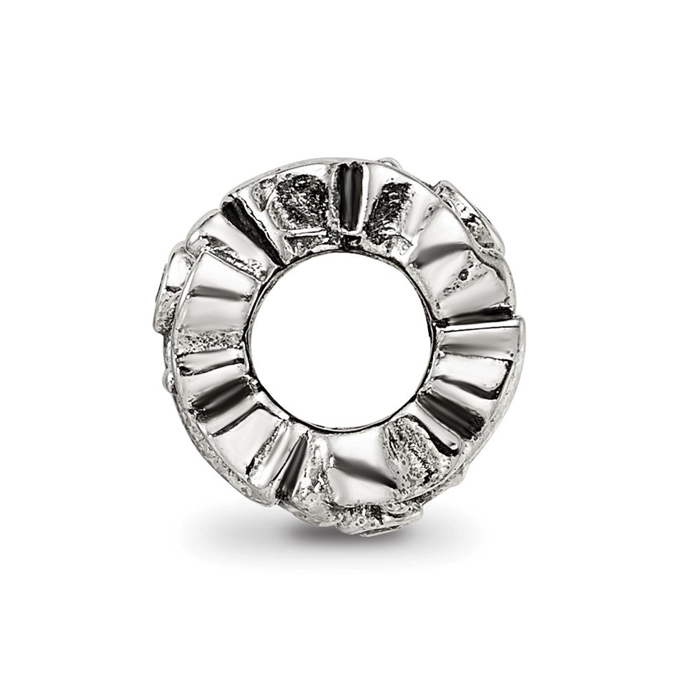 Sterlingsilber Reflections Schmetterling mit Zirkonia Bali Perle