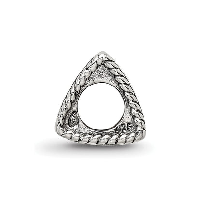 Sterlingsilber Reflections Anker, Kreuz, Herz Trilogy Drei Sided Perle