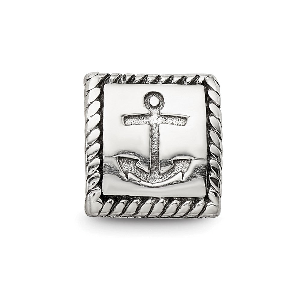 Sterlingsilber Reflections Anker, Kreuz, Herz Trilogy Drei Sided Perle