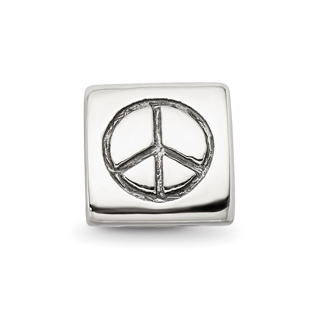 Sterlingsilber Reflections Frieden, Smiley Face & Herz Trilogy Perle