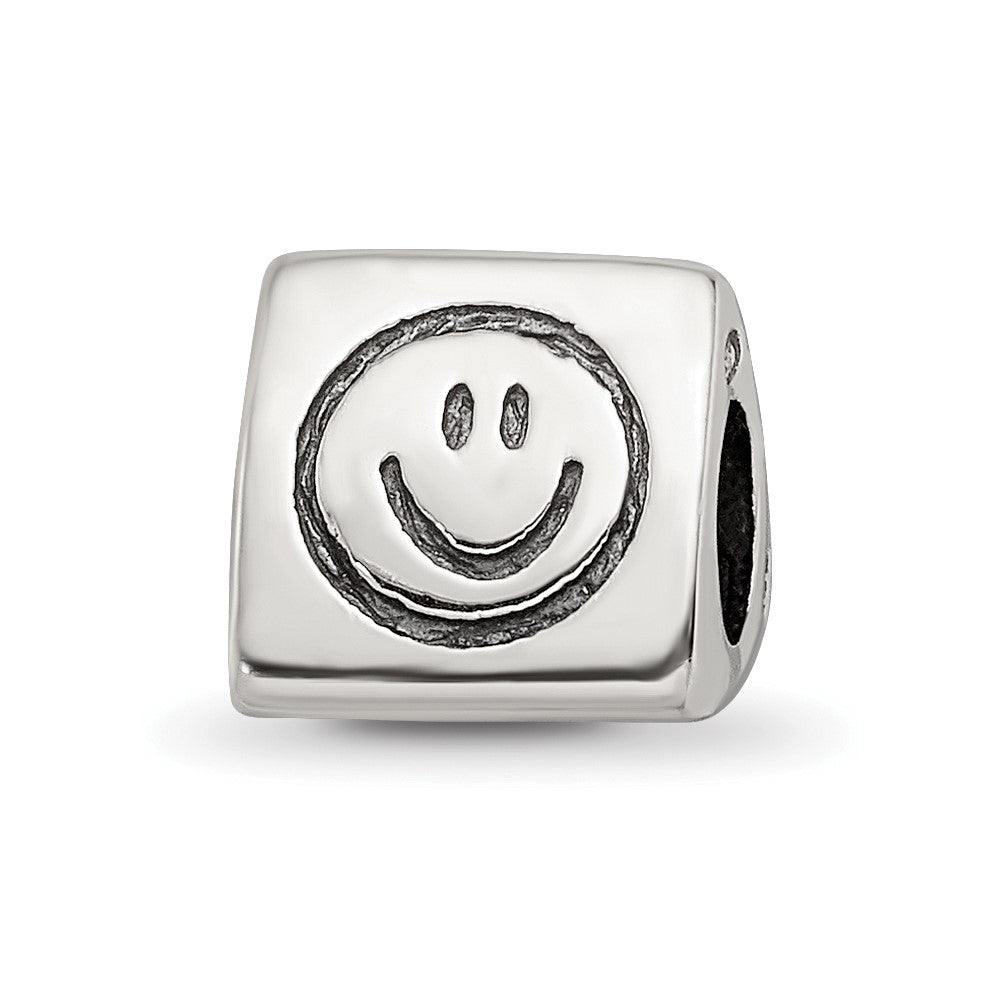 Sterlingsilber Reflections Frieden, Smiley Face & Herz Trilogy Perle